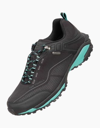 Mountain Warehouse Womens Mountain Warehouse Womens/Ladies Collie Waterproof Running Trainers - Black - Size: 4