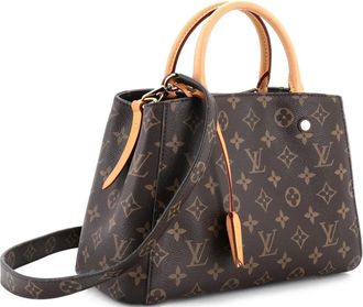 Louis Vuitton Montaigne Handbag Monogram Canvas BB satchel - Bruin