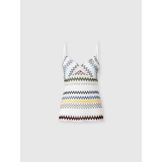 Missoni Top In Cotton And Viscose Zig Zag in Green& Brown at Nordstrom, Size 38 It