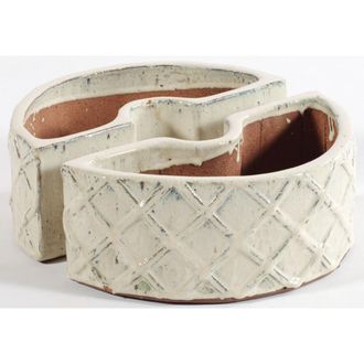 Alfresco Home Trellis Umbrella Planter - Crema