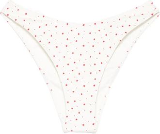 Frankies Bikinis Strawberry-print Bikini Bottoms