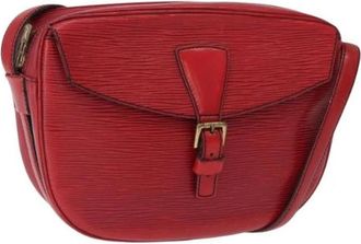 Louis Vuitton Pre-owned Jeune Fille Schoudertas - Dames - Vintage Schoudertas - Rood - ONE Size - Leer - Vintage