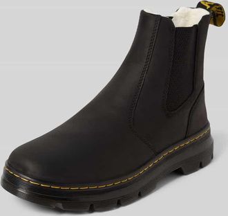 Dr. Martens Chealsea Boots aus Leder mit Label-Detail Modell Embury in Black, Größe 43