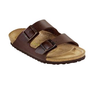 Birkenstock Womens Arizona Sandal In Dark Brown