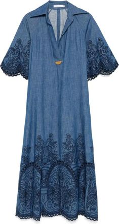 Zimmermann Mujer, Vestidos, Azul, Talla: S