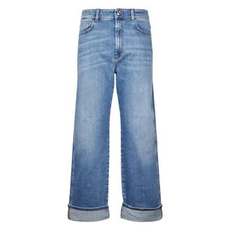Sportmax Dames, Jeans, Blauw, Maat: W28 Denim