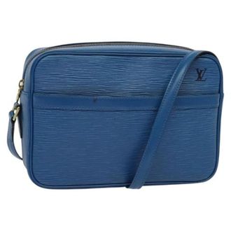 Louis Vuitton Tweedehands leren Louis Vuitton tassen - Dames - Pre-owned - Blauw - Maat: ONE Size Leer
