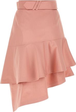 Burberry Pink Flared Mini Skirt