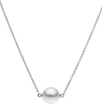 Autore Moda Olivia pearl necklace - women - Sterling Silver/South Sea Pearl - One Size