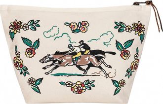 The Great. Womens Derby Pouch In Vintage Equestrian