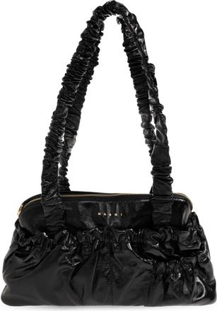 Marni Leather Bag - Dames - Schoudertassen - Zwart - ONE Size - Leer - Tassen