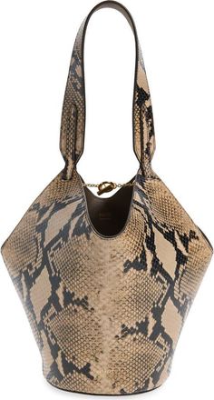 Khaite Mini Lotus Two-Sided Tote in Taupe/morning Dove at Nordstrom