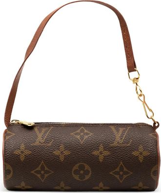 Louis Vuitton 1990-2020 Monogram Papillon Pochette handtas - Bruin