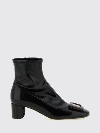 Roger Vivier Belle Vivier Ankle Boots in Naplak with Iconic Buckle