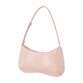 Jacquemus Womens Le Bisou Shoulder Bag Pink Calfskin