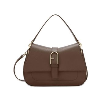 Furla Flow M Handbag - female - Furla - Handbags - Brown - ONE SIZE - Bags