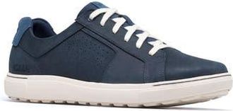 Clarks Mapstone Tie Sneaker in Navy Nubuck at Nordstrom Rack, Size 11.5