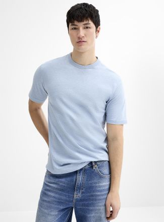 Le 31 Mens Hemp and organic cotton lounge T-shirt Relaxed fit