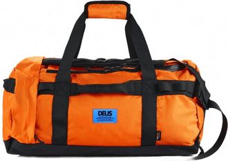 Deus Unisex Onshore Duffle Bag In Mandarin Orange