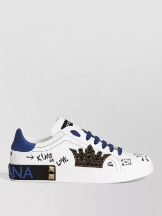 Dolce & Gabbana leather low-top sneakers
