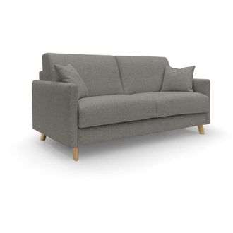 Divani.Store Edgar Sof&aacute; Cama Convertible En Tela Felis Impermeable 160 Cm (mat. 120x197) Taupe