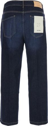 Merci High-Waisted Denim Jeans - Blue