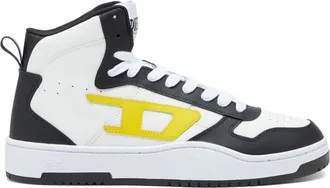Diesel S-Ukiyo V2 logo-patch sneakers - men - Calf Leather/Calf Leather/Rubber - 42.5 - White