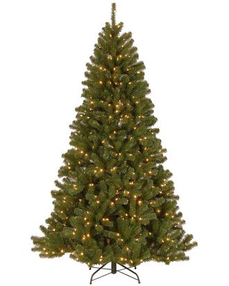 National Tree Company 7.5Ft Powerconnect North Valley Spruce Tree With Lights
