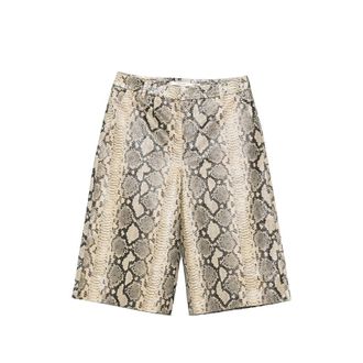 Gestuz Gzallis Snakeskin-print Shorts