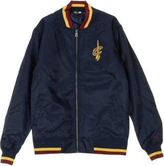 New Era NBA Team Apparel Bomber Jacket - Heren - Bomber jackets - Blauw - M - Jassen