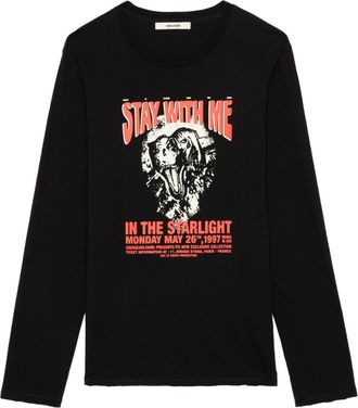 Zadig&Voltaire Hector t-shirt - men - Organic Cotton - S - Black