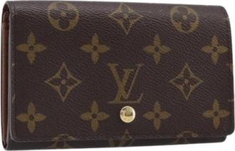 Louis Vuitton Pre-owned Vintage Monogram Canvas Portemonnee - Dames - Vintage Accessoires - Bruin - ONE Size - Vintage