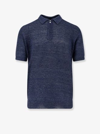 Corneliani Polo in misto lino e seta - CORNELIANI - gender_Man