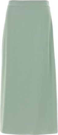 Max Mara Dames, Rokken, Groen, Maat: XS Satijn