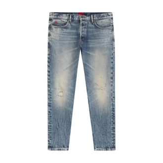 HUGO BOSS Jeans, Heren, Blauw, W36, Denim, Slim-fit Jeans
