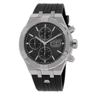 Maurice Lacroix Aikon Chronograph Automatic Black Dial Mens Watch AI6038-SS000-330-2