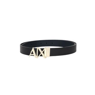 A|X Armani Exchange Dubbelzijdige leren riem - Heren - Riemen - Zwart - XS - Leer - Accessoires