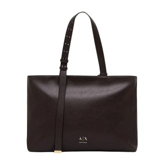 A|X Armani Exchange Alice Shopper - Bags - Mujer - Marr&oacute;n - ONE SIZE