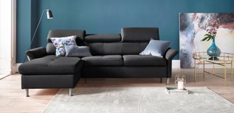 Exxpo Sofa Fashion Ecksofa »Maretto, bequem und komfortabel, L-Form« inkl. Kopf- bzw. Rückenverstellung, wahlweise mit Bettfunktion