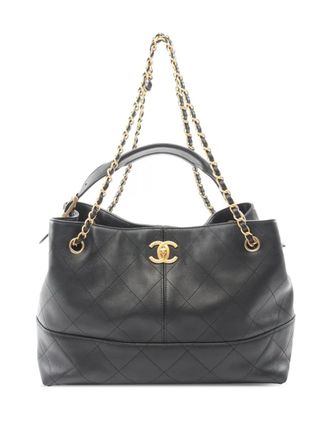 Chanel 2021-2025 Small CC Lambskin Coco hobo bag - Nero
