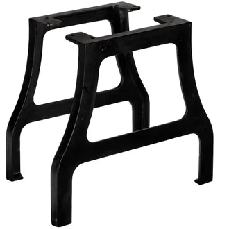 vidaXL Patas De Mesa De Comedor En A Hierro Fundido 2 Unidades Vidaxl