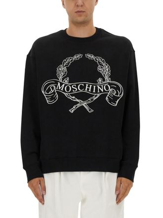 Moschino Black Crew Neck Sweatshirt