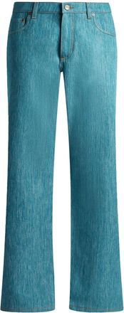 Etro Jeans con bottoni Pegaso - Blu