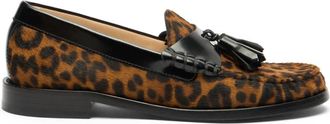 Stuart Weitzman Lottie Tassel Loafer - Dames - Loafers - Bruin - 35 EU - Schoenen