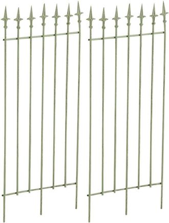 Clp Clp - Set De 2 Rejas Para Jard&iacute;n Elisa Verde Antiguo