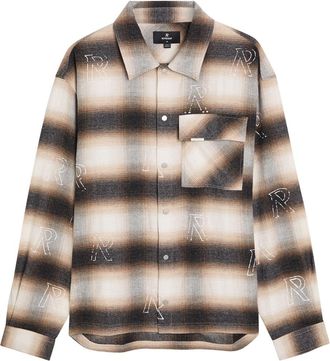 Represent Initial Plaid Flannel Shirt - Multicoloured 1 - XL