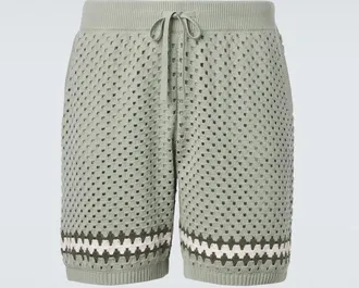 Frescobol Carioca Shorts Nico de croch&eacute; de algod&oacute;n