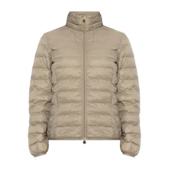 Emporio Armani Light Jackets, female, Beige, Size: XS Train Core Eco Down Ultra Light Jacket