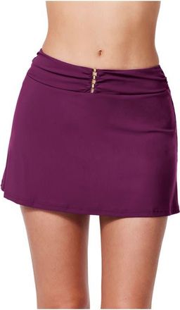 Gottex Tutti Frutti Gold Beaded Pull-On Cover in Wine at Nordstrom, Size X-Large