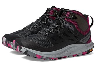 Merrell Antora 3 Mid Wp Womens Shoes Black/Fuchsia : 7 M, Synthetic/Textile